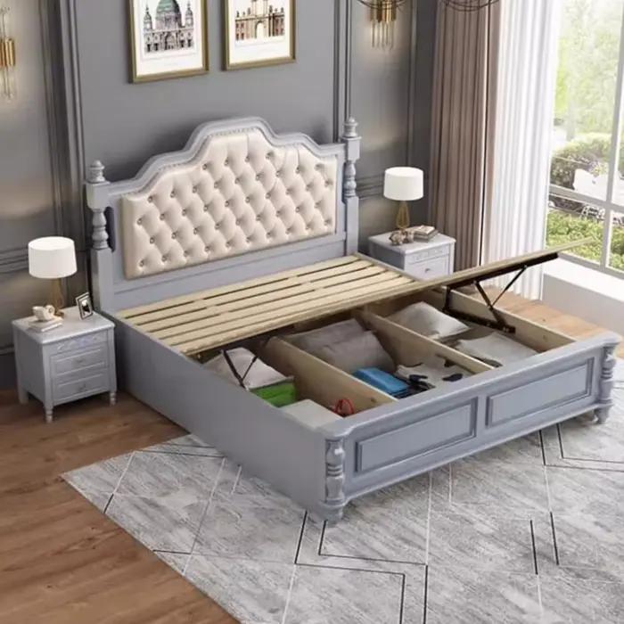 Lit de rangement King Size multifonctionnel