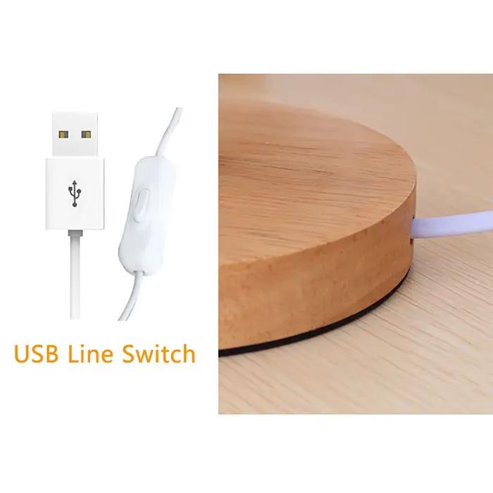 Lampe de chevet USB veilleuses