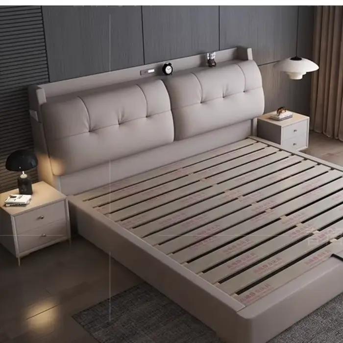 Cadre organisateur poignées De lit tables De chevet modernes uniques lit De salon têtes De lit Queen Size Meubles De Chambre accessoires pour la maison
