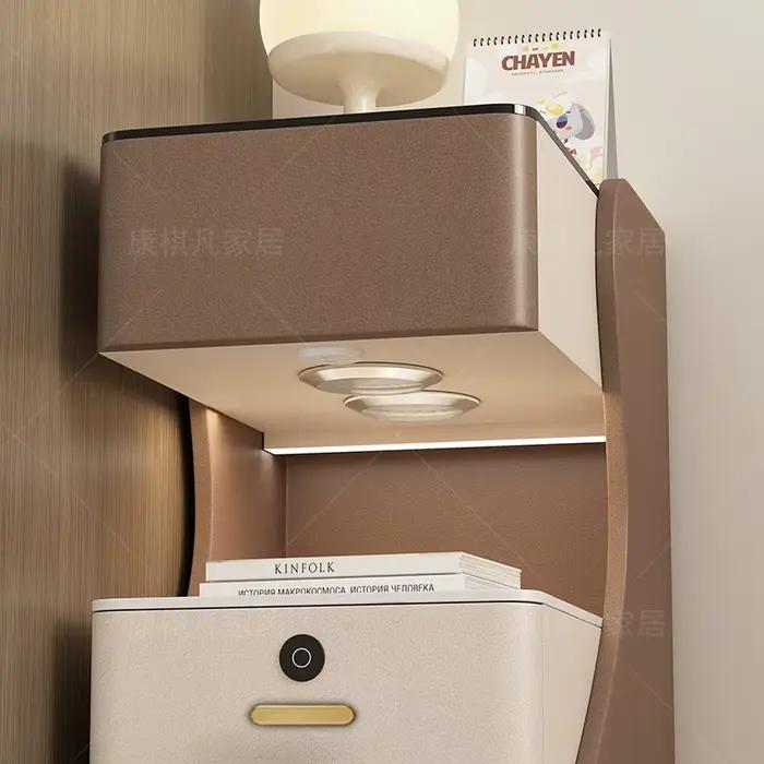 Orhanizer étagère Table De chevet Simple naturel étroit nordique