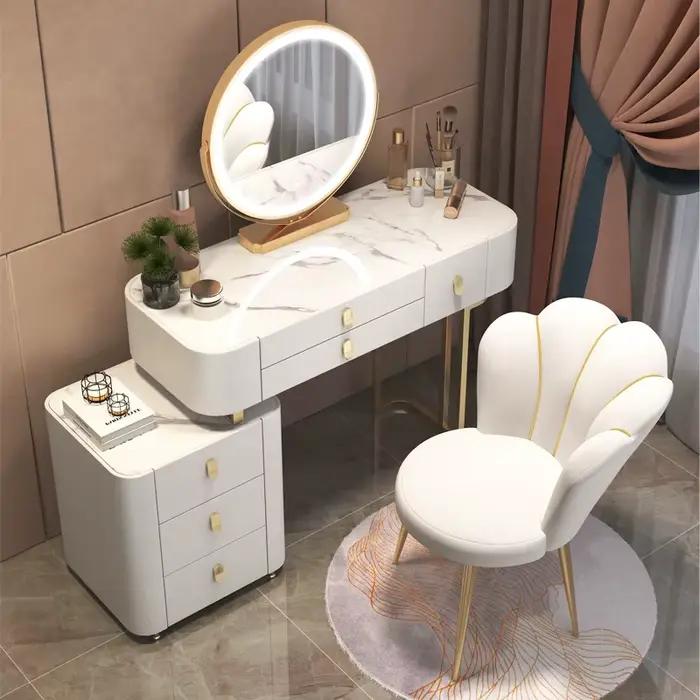 Coiffeuse miroir de vanité pour filles