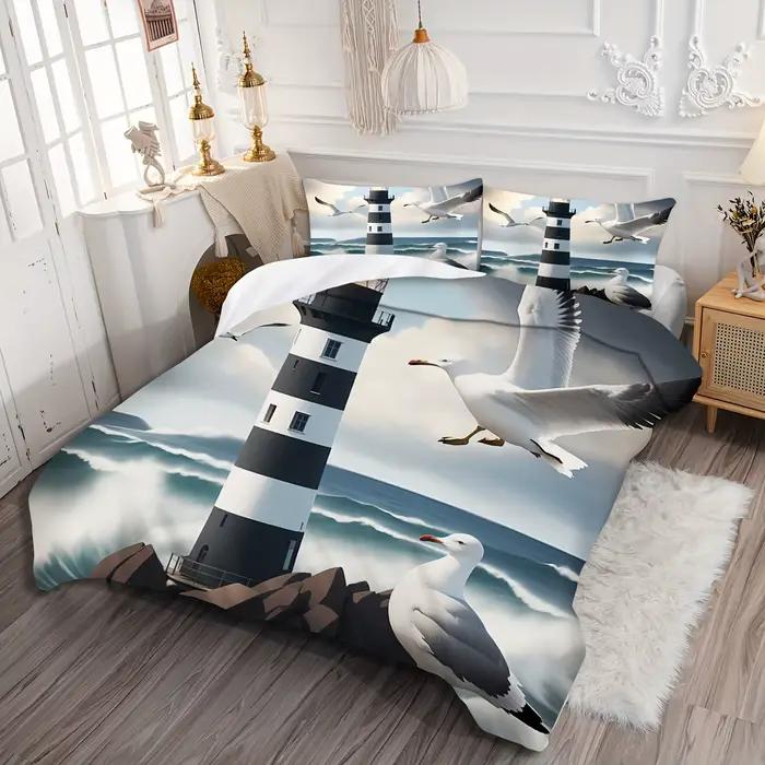 Ensemble de housse de couette avec beau paysage