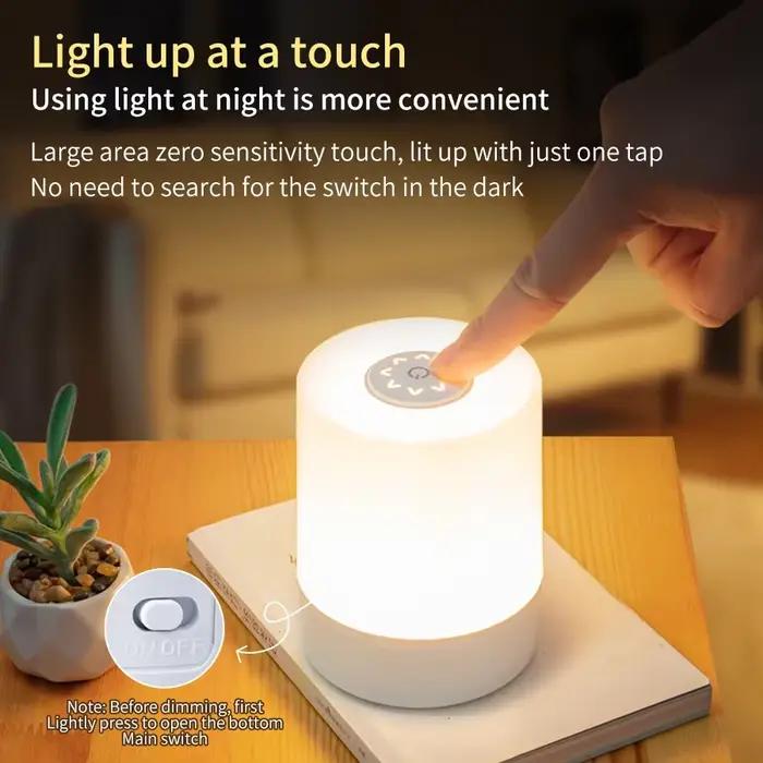 Lampe de chevet tactile LED