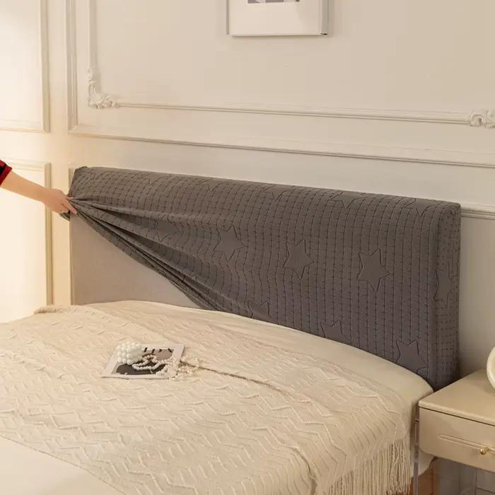 Housse de tête de lit en polaire extensible classique