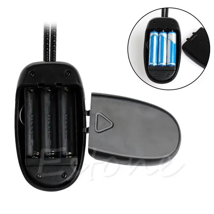 Flexible 2 Double Bras Clip Sur 4 LED 8 LED Lampe pour la Lecture de Livres Tablette