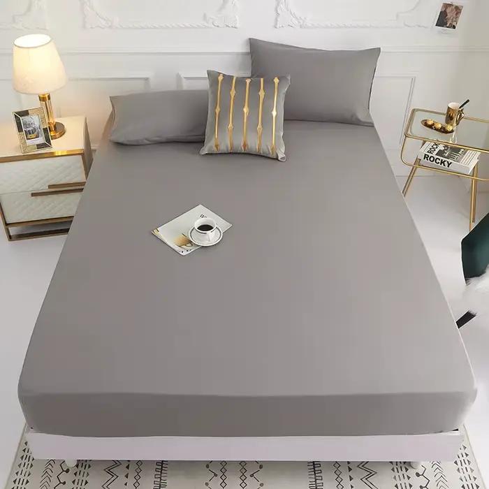 1 pièce de drap de lit de couleur unie pour chambre à coucher