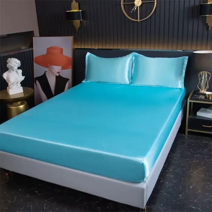 Drap-housse de luxe en Satin