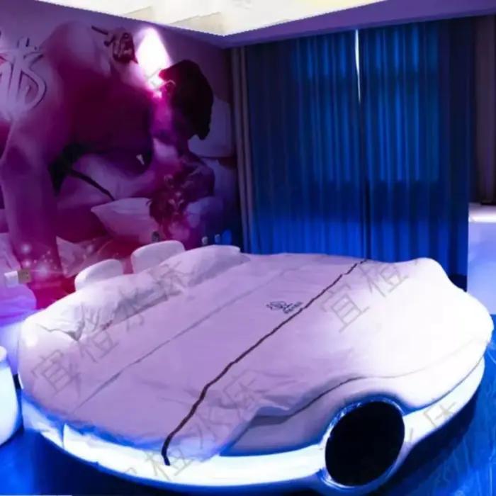 Nouveau lit électrique Queen Size simple avec matelas