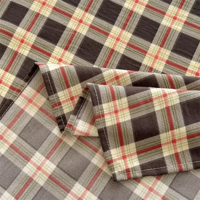 Drap de lit imprimé pour lits doubles