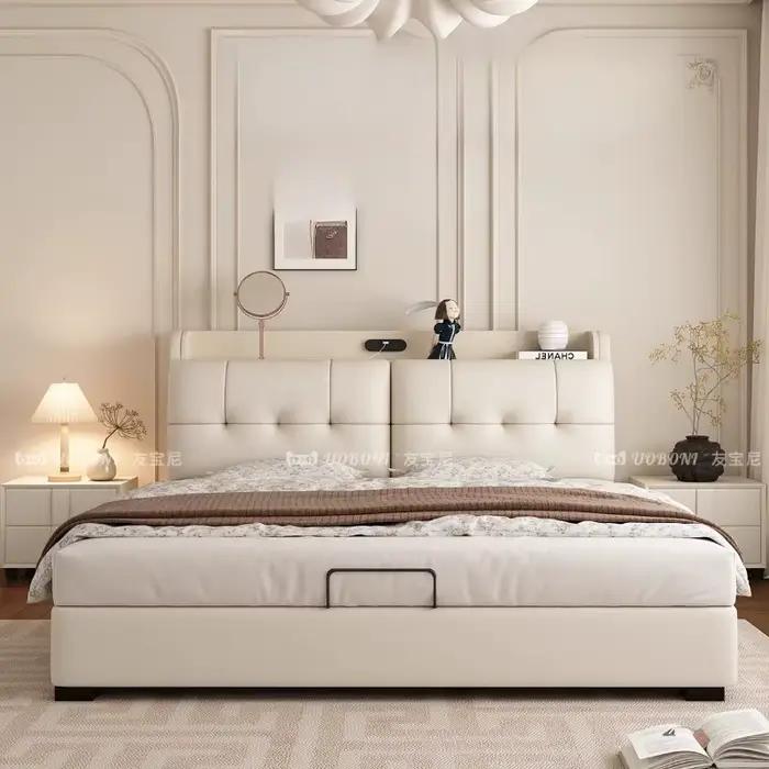 Tiroirs De rangement cadres De Lit reine chambre moderne enfants tête De Lit multifonctionnel Meubles
