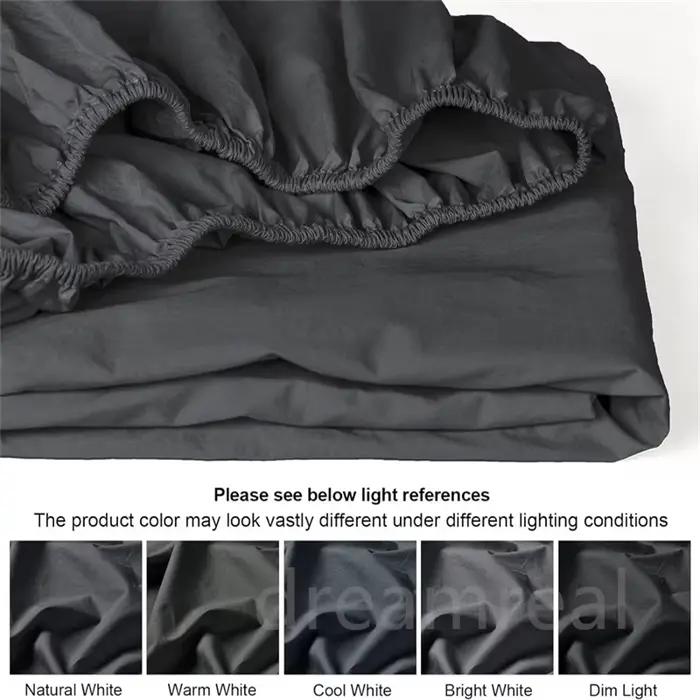 Drap-housse 100% coton avec bande élastique
