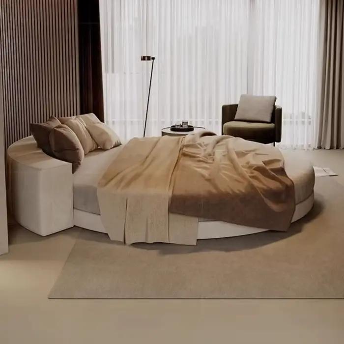 Lit rond italien 180x200 pour chambre à coucher