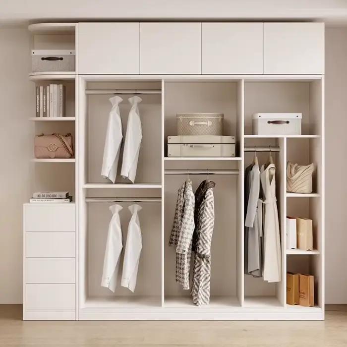 Organisateur d'hôtel Wadrobe chambres moderne luxe rangement en bois