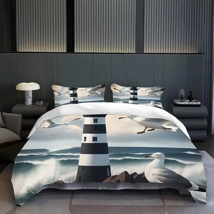 Ensemble de housse de couette avec beau paysage