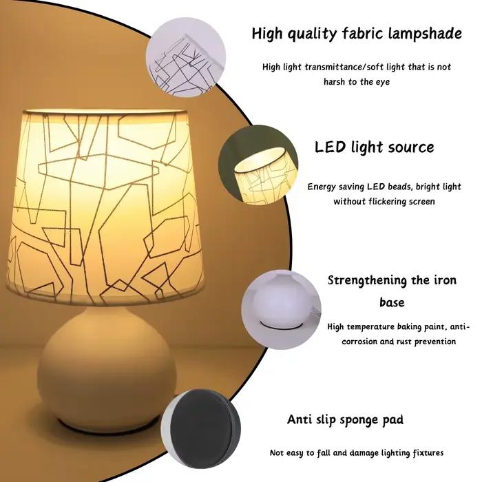 Lampe de bureau créative minimaliste USB pour chambre à coucher