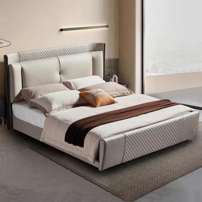Plate-forme lit de couchage enfants cadre bébé reine lit Double moderne Massage beauté européen Simple en bois Beliche Salon meubles