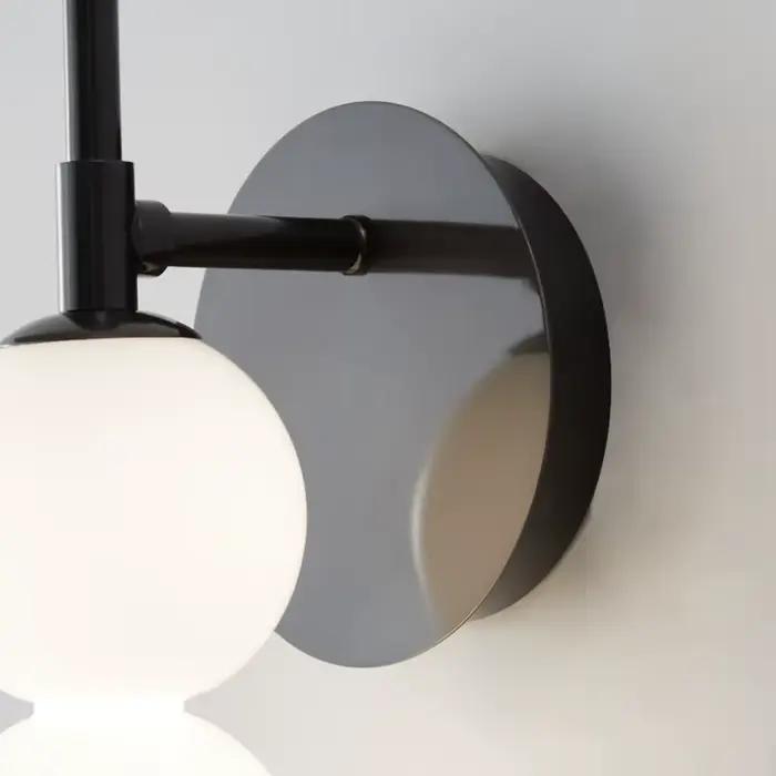 Tête de lit applique chambre style nordique moderne minimaliste lampe en verre pour couloir