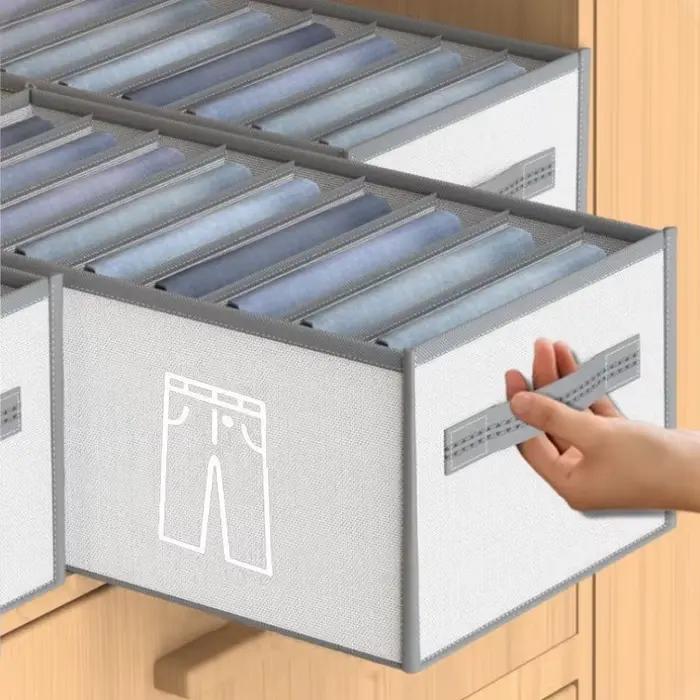 Placard organisateur de vêtements pantalons jean boîte de rangement armoire tiroir