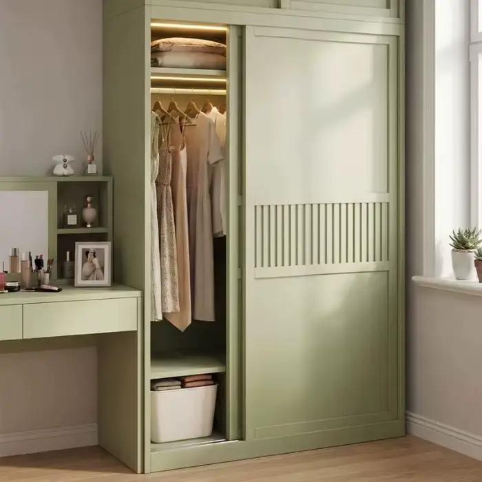 Armoire coulissante de rangement pour chambre à coucher