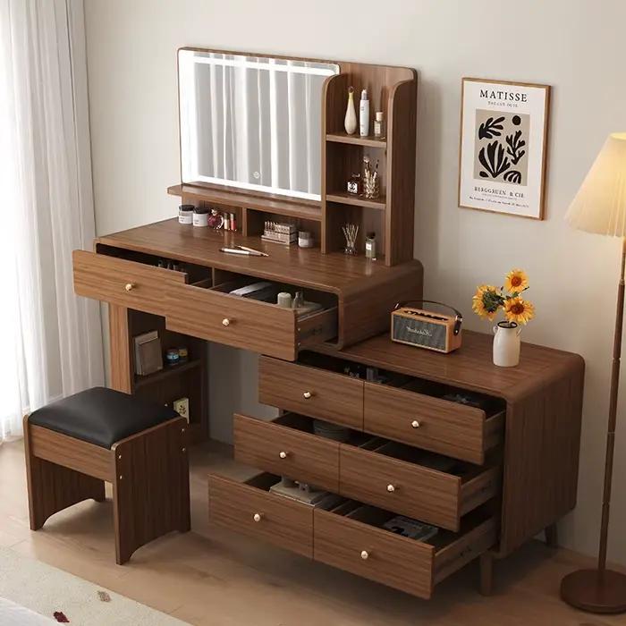 Coiffeuse naturelle rustique de luxe européenne
