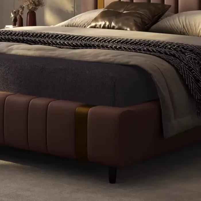 Lit double unique pour chambre à coucher