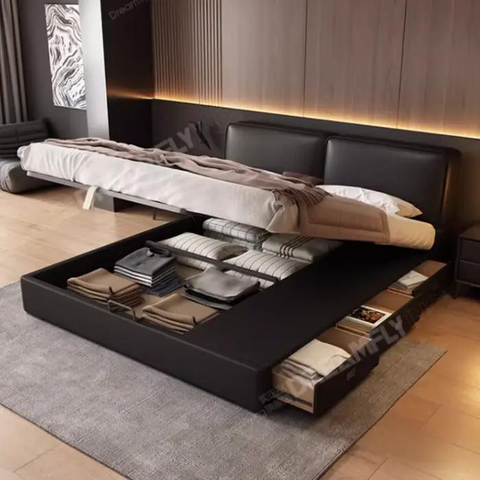 Lit De luxe moderne multifonctionnel pour filles