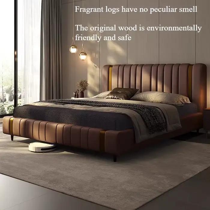 Lit double unique pour chambre à coucher