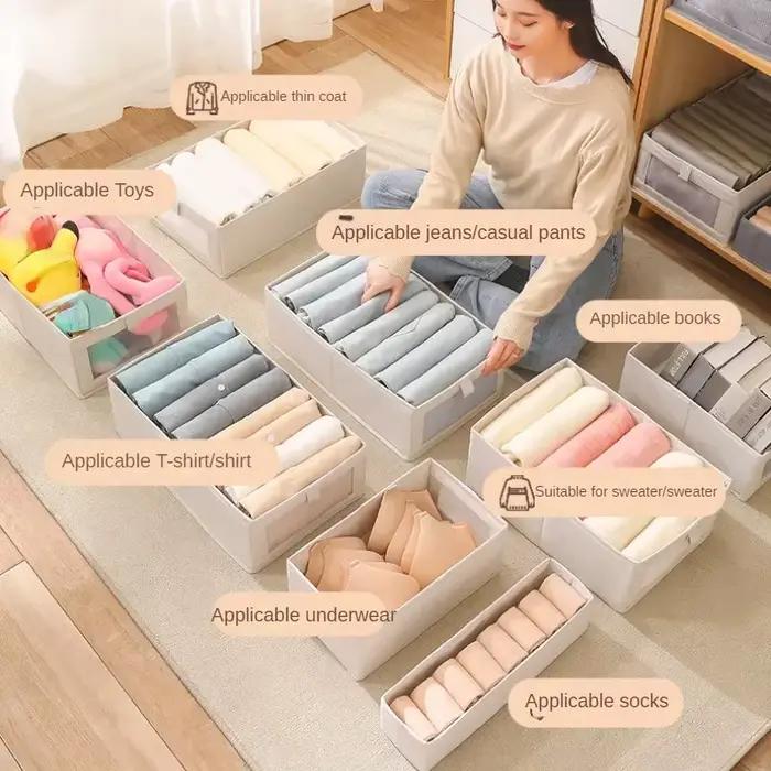 Organisateurs de rangement de garde-robe visibles