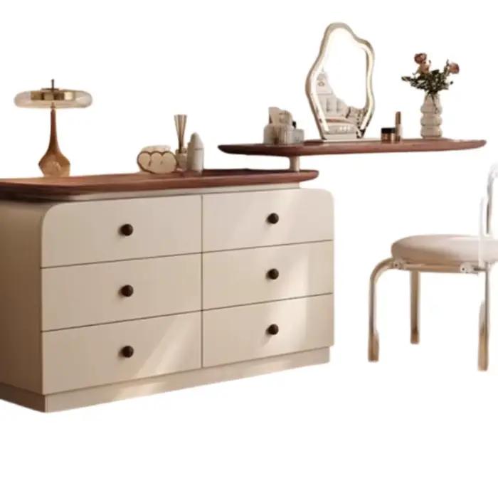 Coiffeuse Vintage en bois pour filles