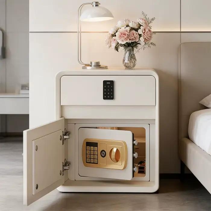 Armoire de chevet blanche pour filles