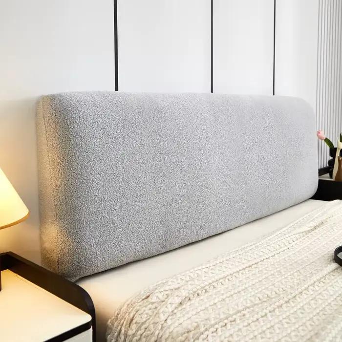 Housse de tête de lit en velours de coton