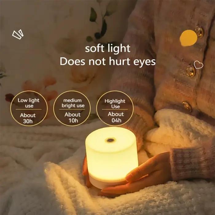 Petite lampe de chevet tactile avec chargement USB