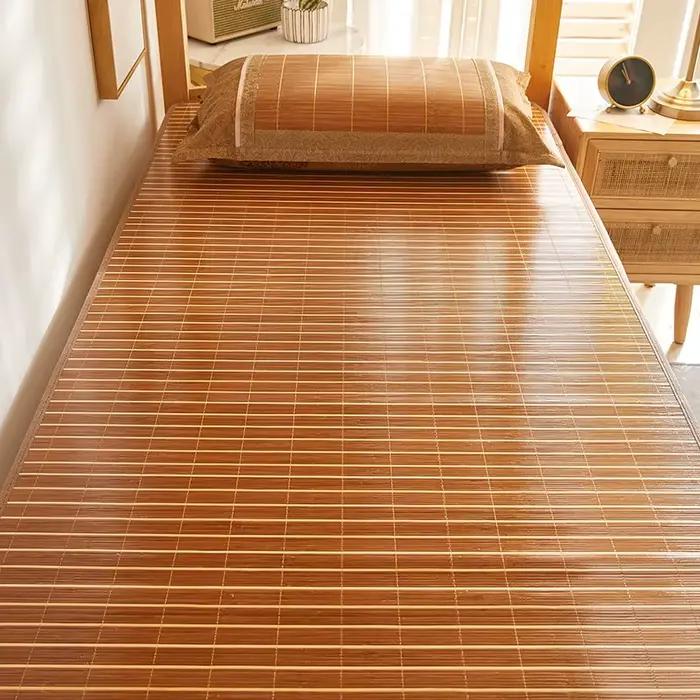 Matelas double face en bambou pour lit d'été