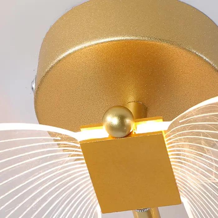 Papillon mur LED lampe éclairage intérieur maison chambre Table de chevet salon décoration nordique intérieur applique murale appliques