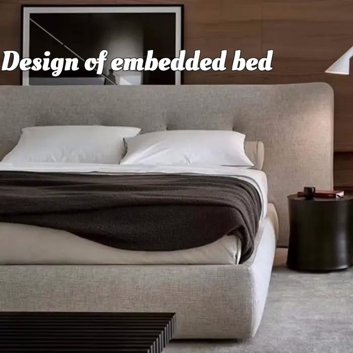 Lit design minimaliste moderne
