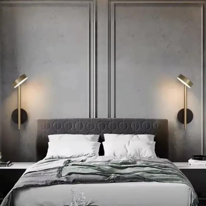 Mur LED lampe moderne chambre chevet lecture appliques murales intérieur salon couloir hôtel