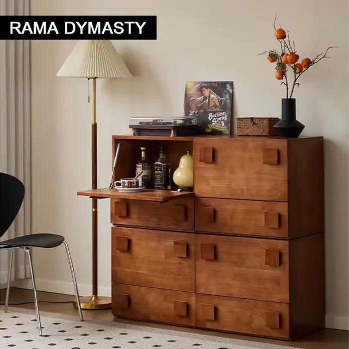 Meuble TV en Bois, Meuble de Rangement