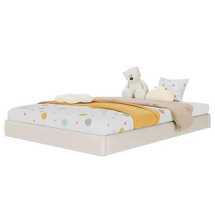 Lit d'hiver ours Montessori crème vent pour enfants