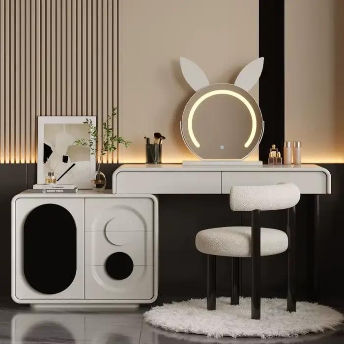 Organisateur conteneurs coiffeuse princesse fleurs bureau