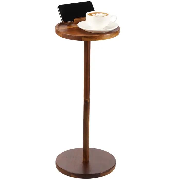 Table d'appoint ronde, petite Table à boissons pour petits espaces