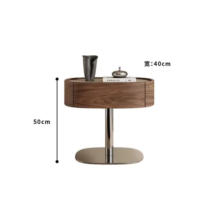 Table de chevet simple et unique, de luxe, avec rangement et tiroirs, meubles de chambre à coucher