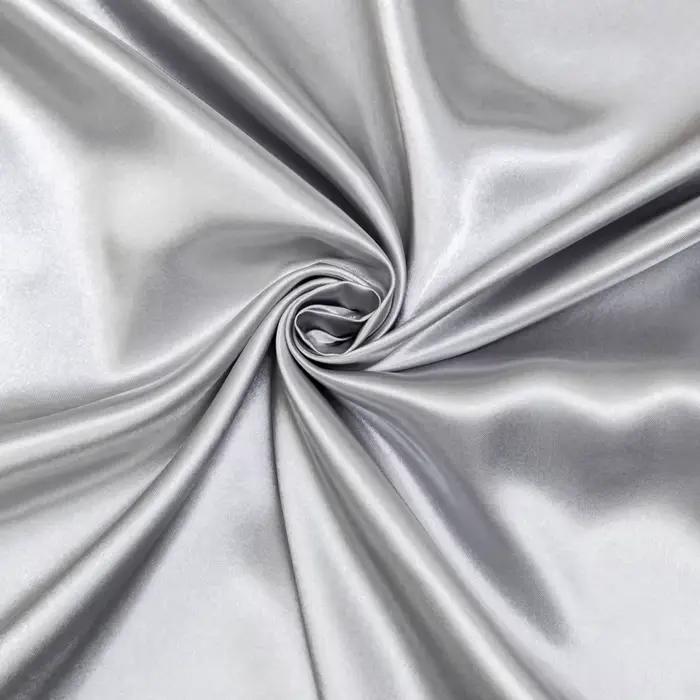 Drap de lit plat en Satin de couleur Pure