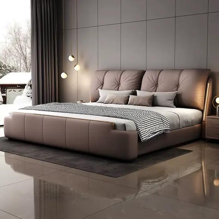 Tête de lit de couchage rembourrée