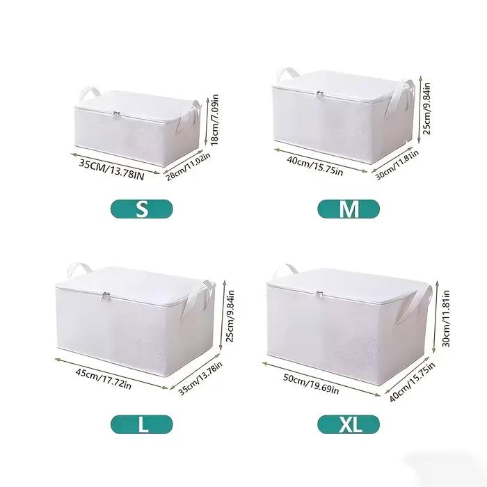 Boîte de rangement sous le lit grande capacité | Conception pliable et peu encombrante