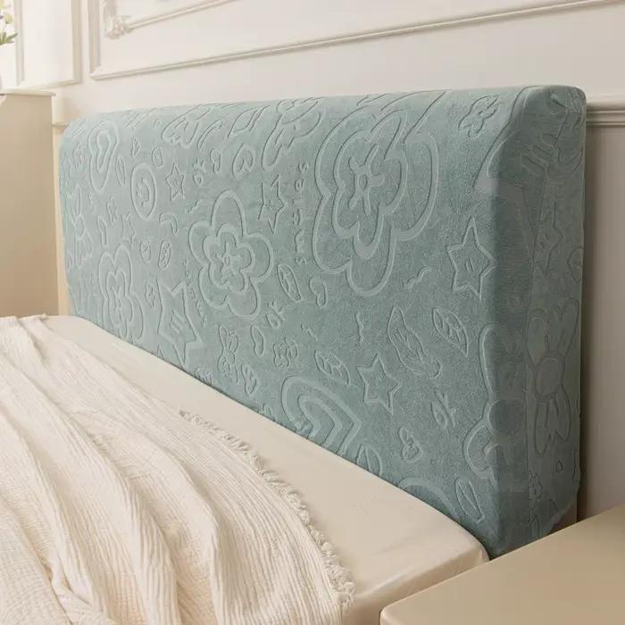 Housse de tête de lit en molleton extensible Jacquard