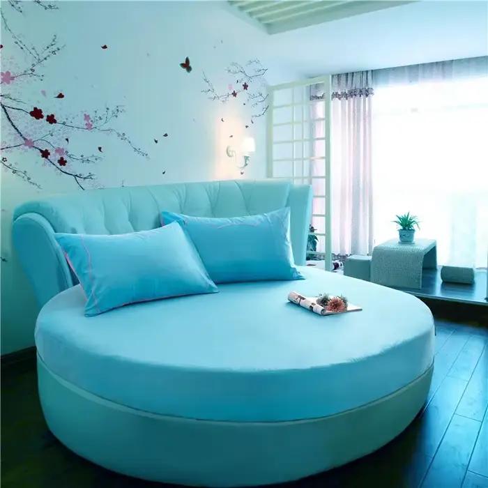 Drap-housse rond en coton