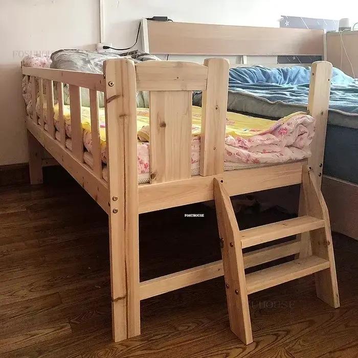 Lit de chevet simple pour garçons et filles