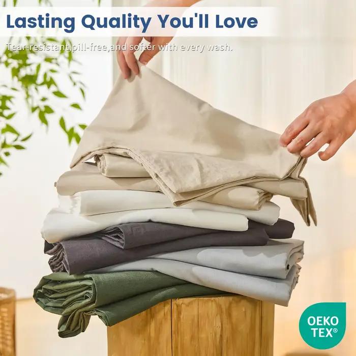 Drap en lin pur français 100% (1 pièce)