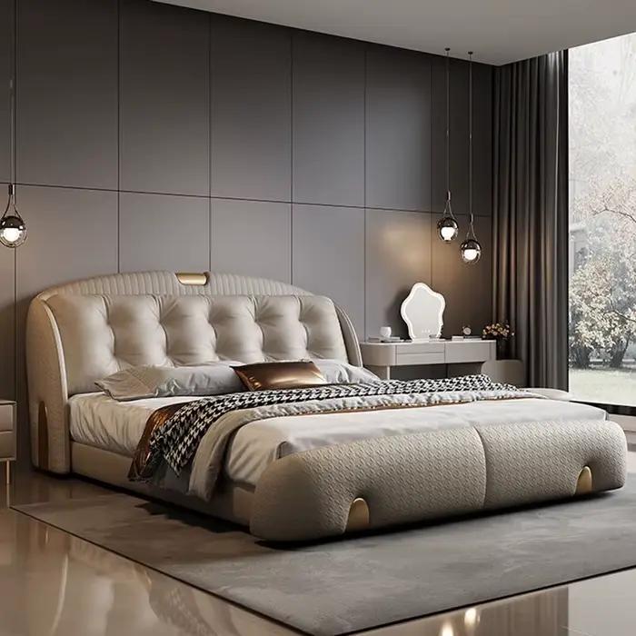 Lit Moderne de Luxe en Bois pour Filles