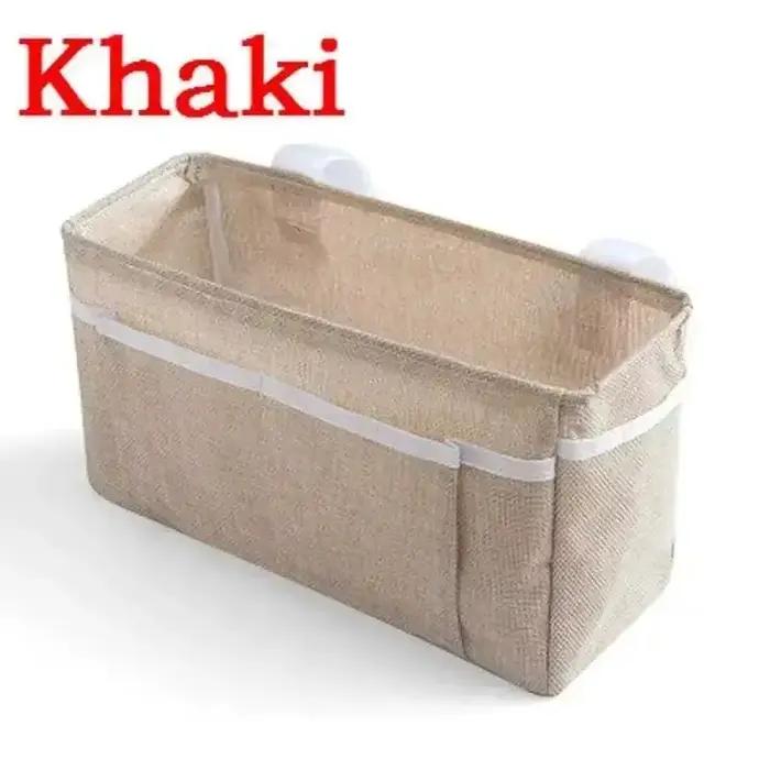 Organisateur de rangement de chevet en lin pour voiture